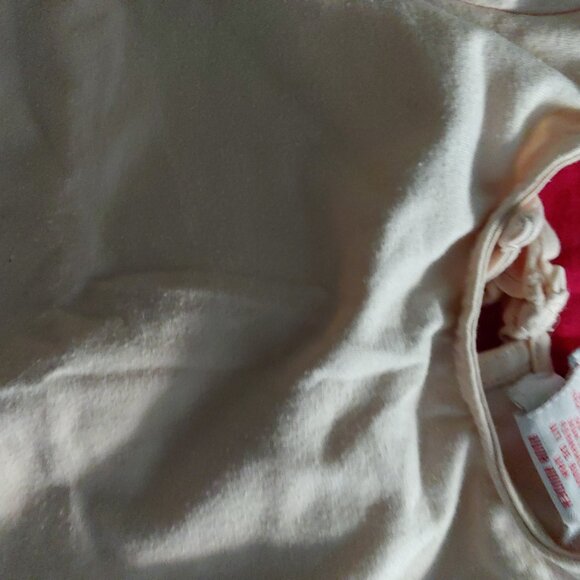 Baby girl soft pink top and red pants set 18mm - Picture 4 of 8